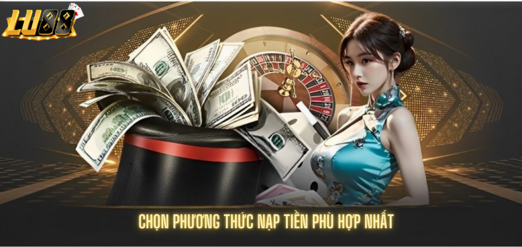 Chọn phương thức nạp tiền